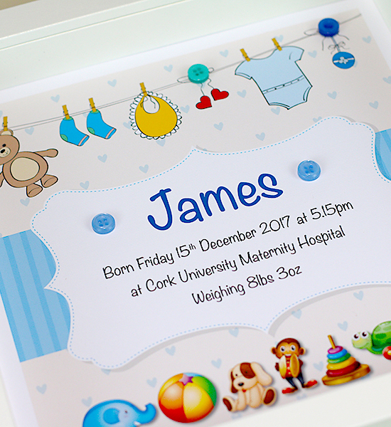 BBNC1 Baby Boy Nursery Print